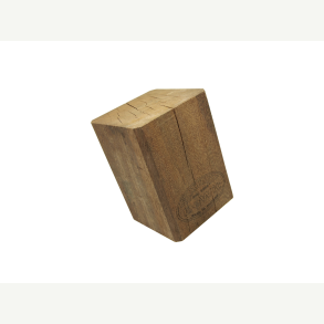 Tr�klods til stamper (h�rdttr�)