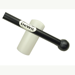 Stamper med st�lkugle- og stort nylonhoved