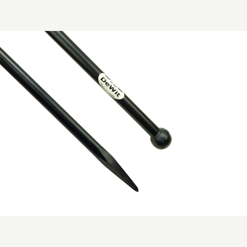 Klassisk l�ftestang med rundt hoved og spids mejsel