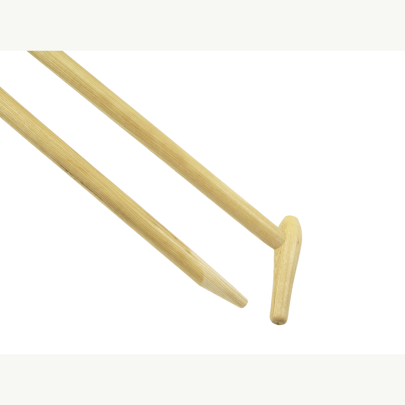 DeWit� 155 cm skaft af asketr�, med P-greb