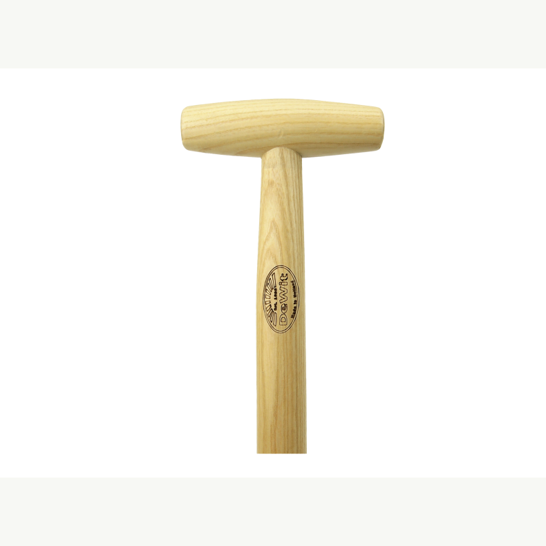 DeWit� 75 cm spadeskaft af asketr�, med T-greb